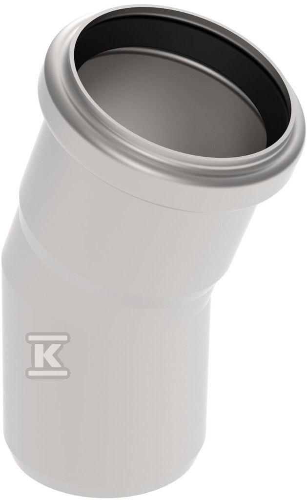 Kolano nierdzewne 50/20 o krótkim - 820.020.050